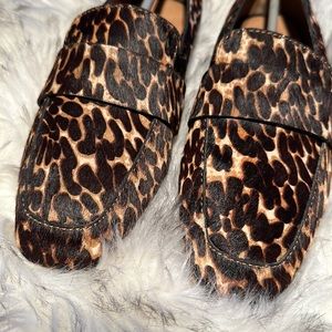 NEW! Halogen Lucy Leopard Loafers